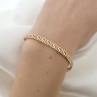 Image 4 of Meander gold fantasy link bracelet