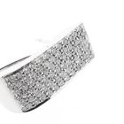 Image 6 of White Gold Earrings with Diamonds; approx. 0.96 ct.