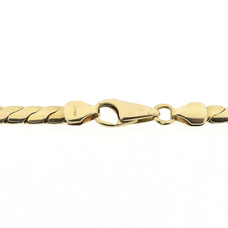 Image 4 of Gold S-link chain; 45 cm