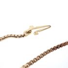 Image 6 of Antique gold Venetian link necklace with garnet