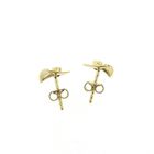 Image 5 of Gold fantasy stud earrings with diamond 0.08 ct.
