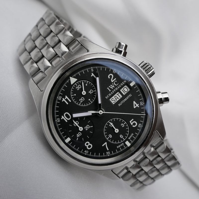 Image 14 of IWC Pilot Chronograph IW3706-007; Automatic men's watch