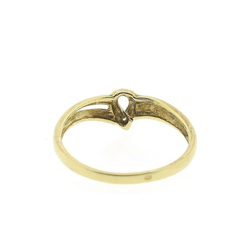 Image 4 of Golden fantasy ring with diamond | 0.005 ct.