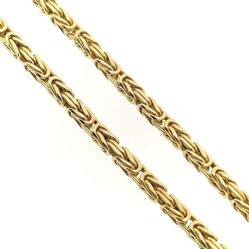 Image 3 of Gold square king chain