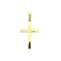 Gold pendant of a cross