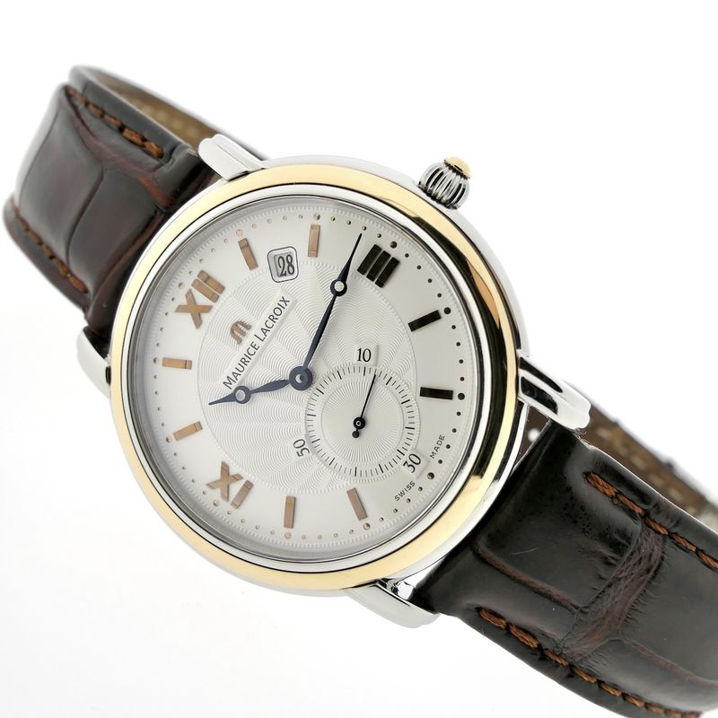 Image 11 of Maurice Lacroix Masterpiece 'Peseux Classic' MP7028; 18k gold/steel men's watch