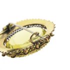 Image 5 of Antique gold brooch with Heliodor
