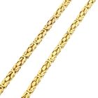 Image 7 of Square Gold Byzantine Link Chain; 14K; 79.5 cm
