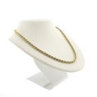 Image 3 of Gold twisted link chain | 51 cm