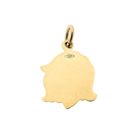 Image 3 of Gold pendant of a girl's child's head