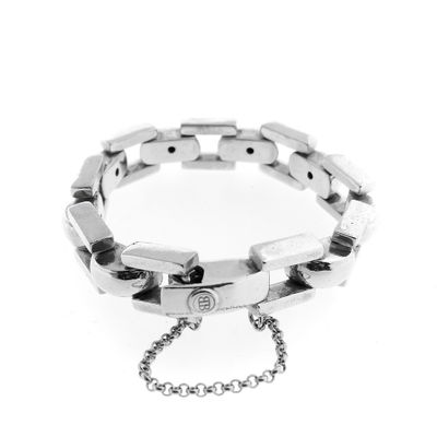 Image 1 of Silver Buddha to Buddha bracelet; Batul | 19 cm