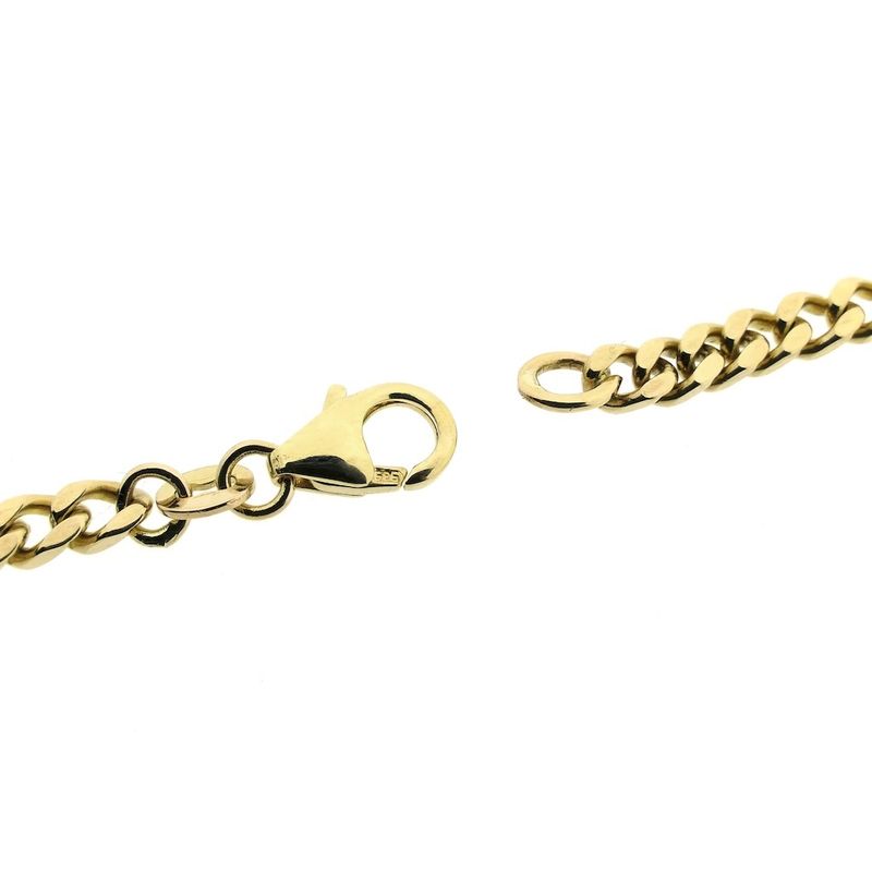 Image 5 of Gold gourmet link chain | 47.5 cm