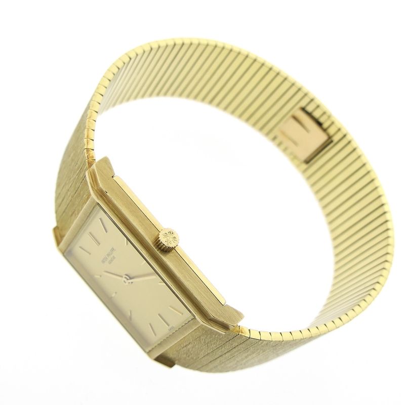 Image 18 of Patek Philippe Gondolo; 18k gold men's watch with papers from 1966