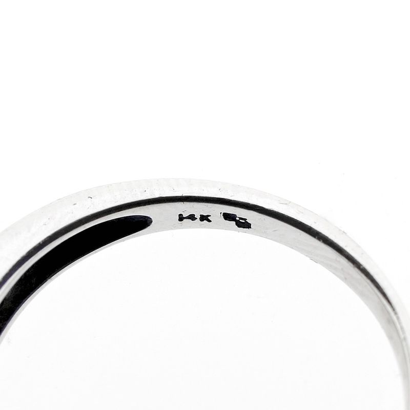 Image 9 of Vintage white gold ring with diamonds | 0.37 ct.