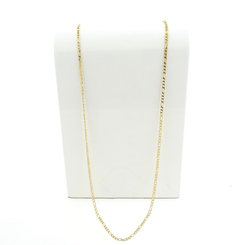 Image 1 of Gold long Figaro link chain