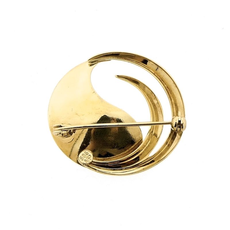 Image 5 of Dynamic gold brooch