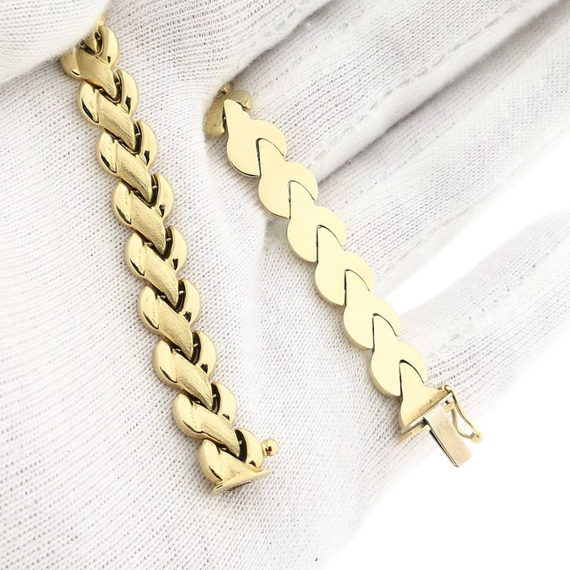 Image 10 of Gold Fantasy Link Bracelet | 19 cm