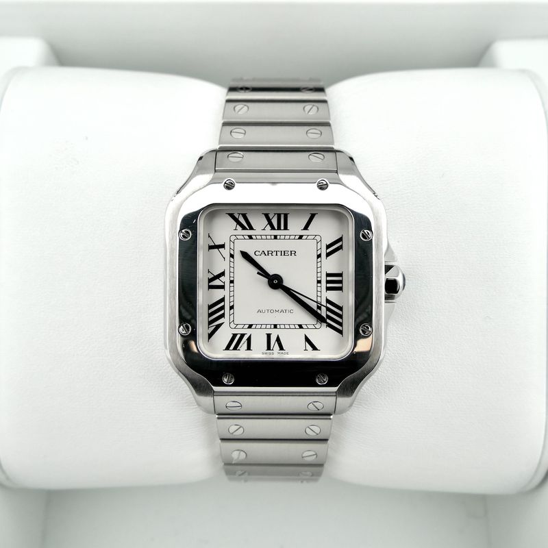 Image 15 of Cartier Santos 'Medium' 4075 WSSA0029; Automatic unisex watch