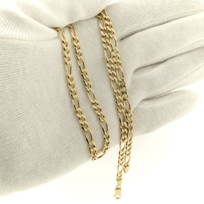 Image 8 of Golden Figaro link chain