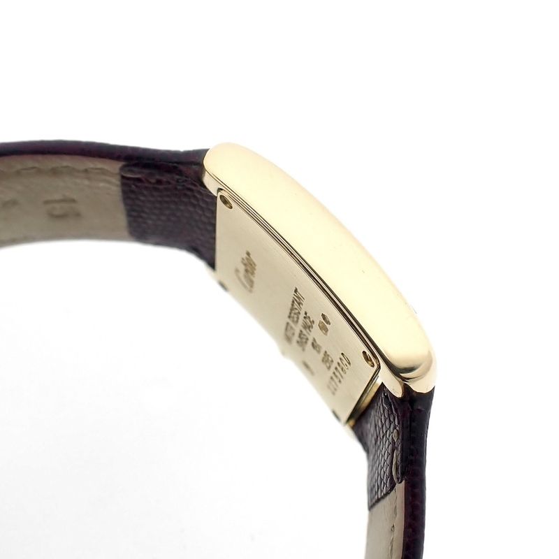 Image 14 of Cartier Tank Française; 18k gold ladies' watch