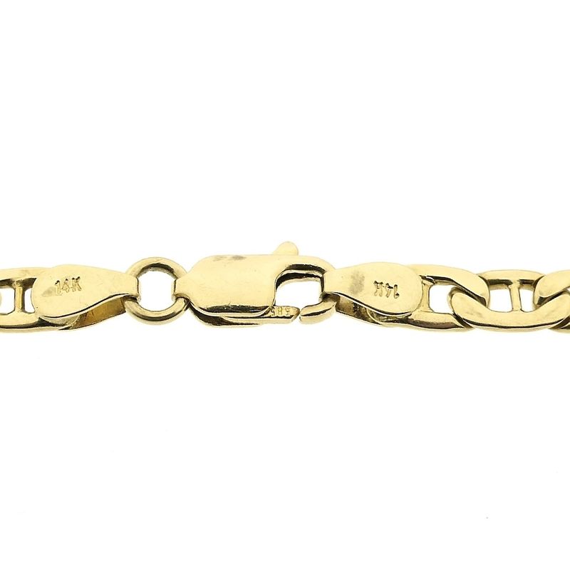 Image 4 of Gold navy link bracelet