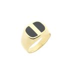 Image 1 of Gold signet ring with onyx | Men