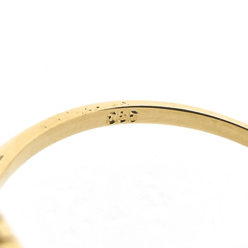 Image 7 of Gold ring with diamond; 0.01 ct. | Toi et moi