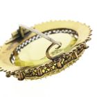 Image 6 of Antique gold brooch with Heliodor