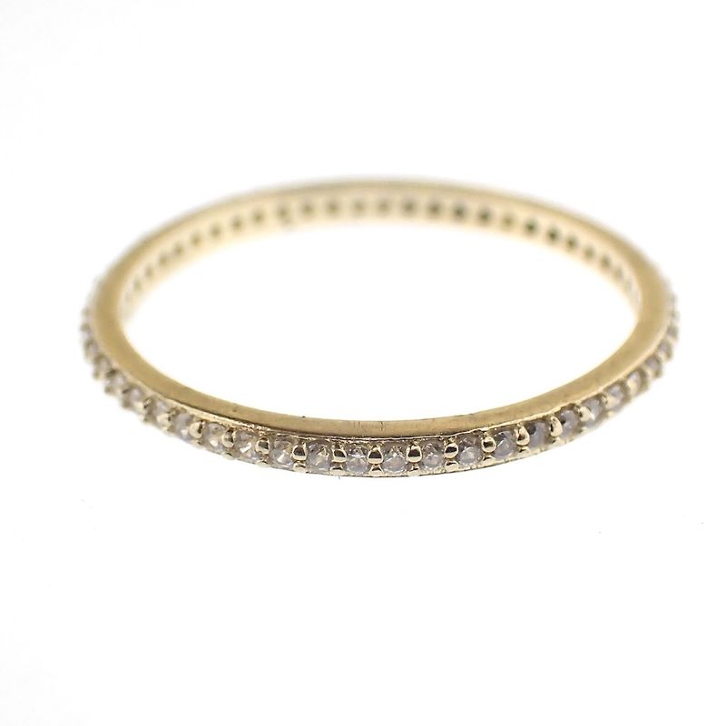 Image 3 of Gold alliance ring with zirconia