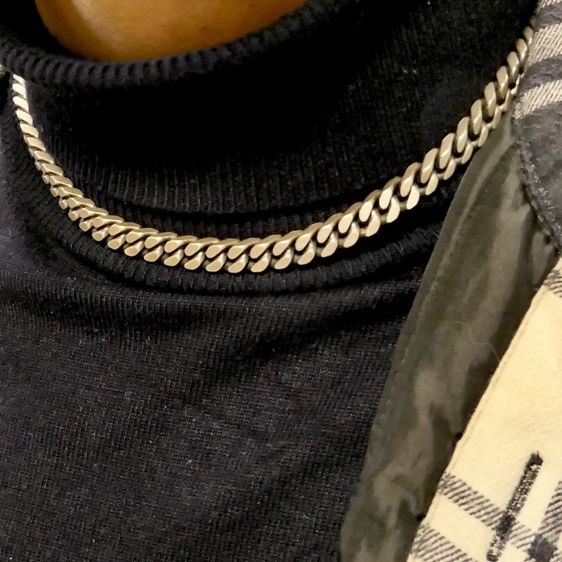 Image 9 of Silver robust gourmet link chain