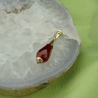 Image 10 of Gold pendant with carnelian