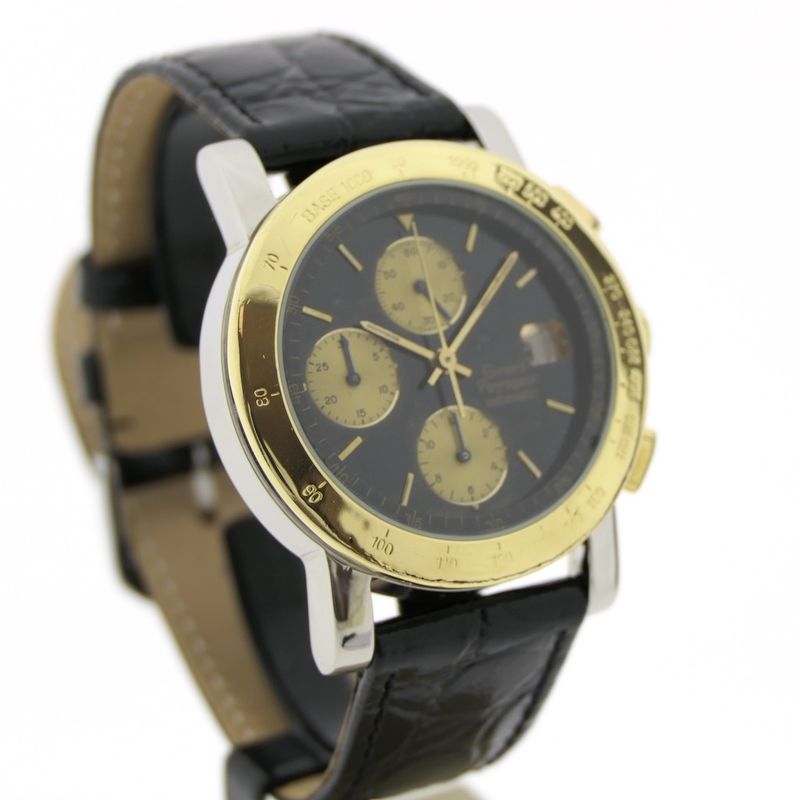 Image 3 of Girard Perregaux Chronograph 7000GBM; Automatic watch with 18k gold bezel
