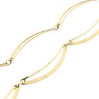 Image 7 of Tricolor gold navy link necklace | 51 cm