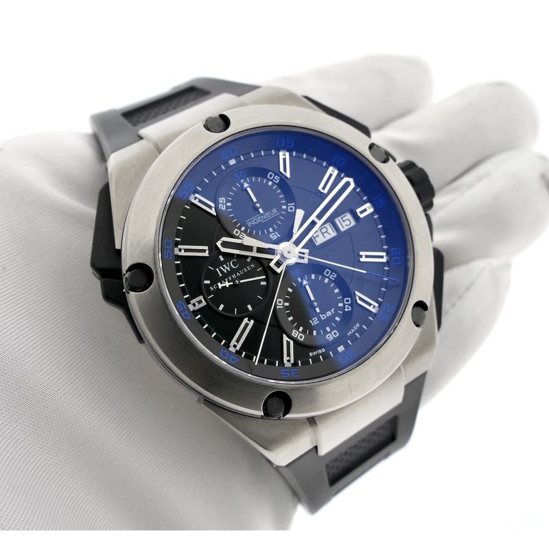 Image 15 of IWC Ingenieur 'Double Chronograph' IW376501; Automatic men's watch