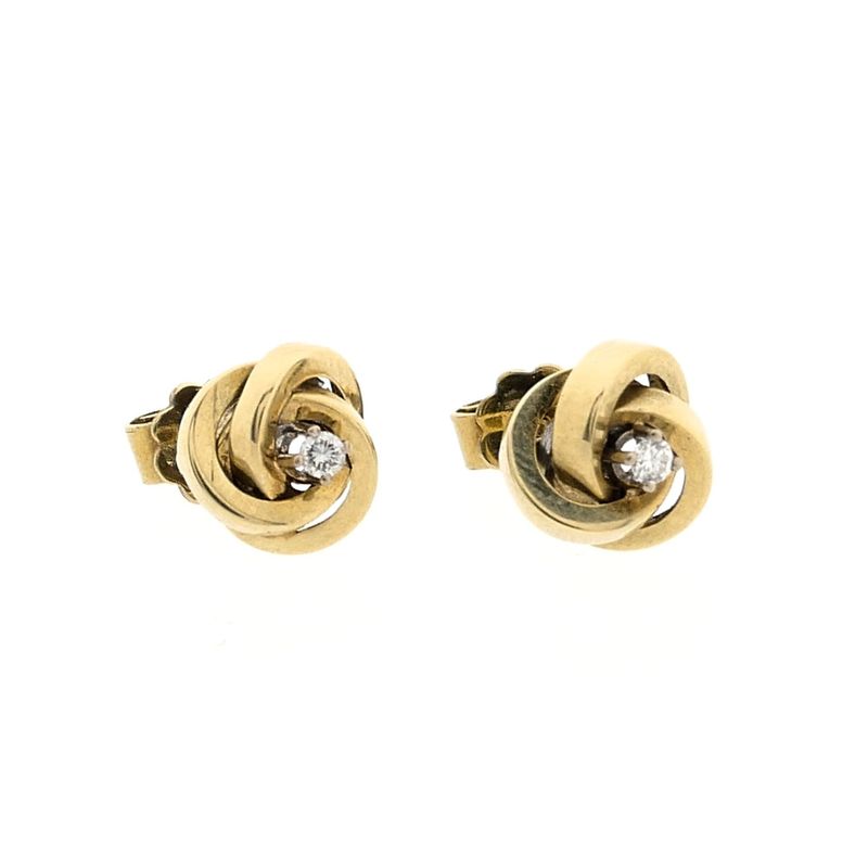 Image 6 of Gold Earrings with Diamond