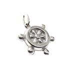 Image 2 of Silver pendant; Rudder