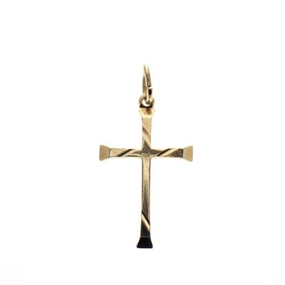Gold pendant of a cross Image 1 of Gold pendant of a cross