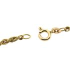 Afbeelding 3 van Gouden gedraaide schakelketting/sautoir | 90 cm 