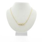 Image 1 of Gold necklace with fixed pendant