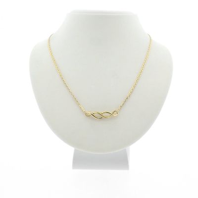 Image 1 of Gold necklace with fixed pendant