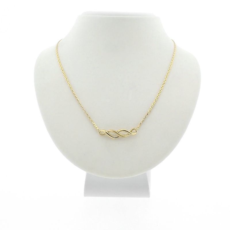 Image 1 of Gold necklace with fixed pendant