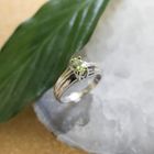 Image 10 of 9 carat solitaire ring with peridot