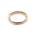 Image 6 of 14 Karat Tricolor Gold Ring; Size 16.5