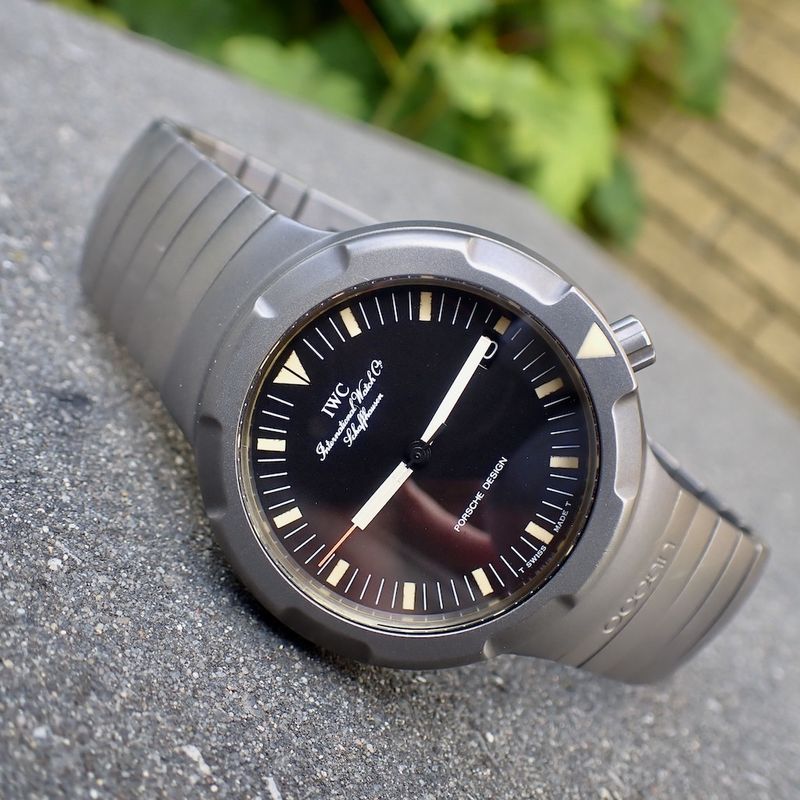 Image 5 of IWC Porsche Design Ocean 2000 'Kampfschwimmer'; Titanium diving watch