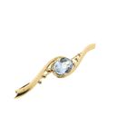 Image 7 of Gold brooch with topaz | Vintage