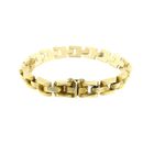 Image 3 of Gold Bismarck Link Bracelet