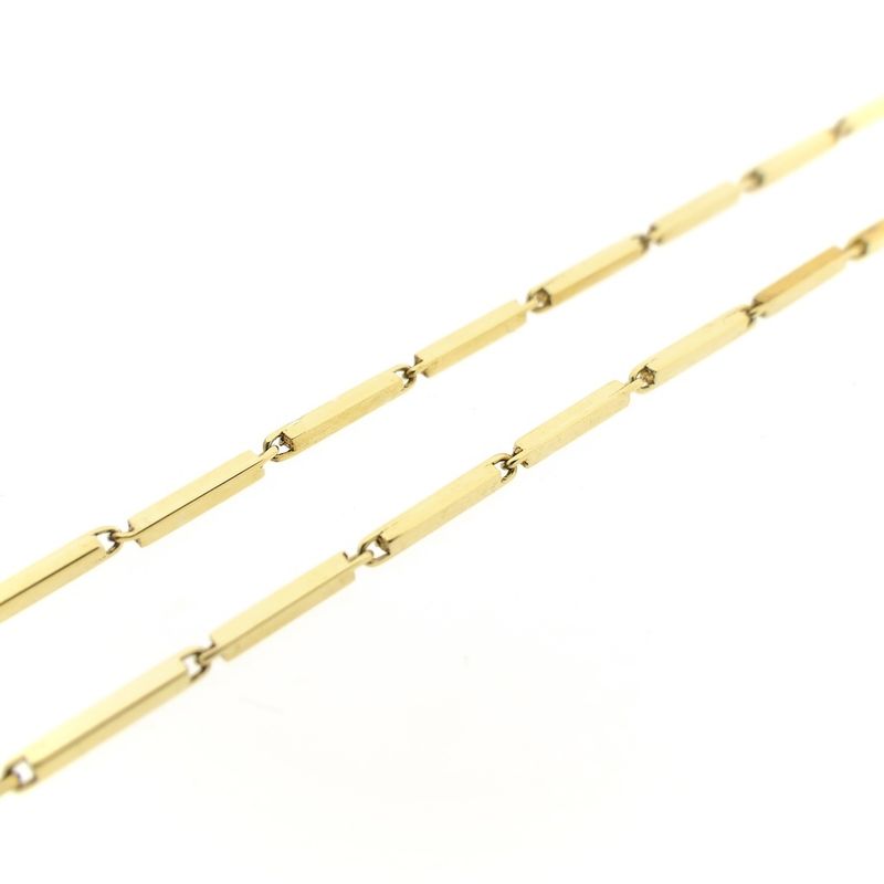 Image 4 of Gold chain with bars | 50.5 cm