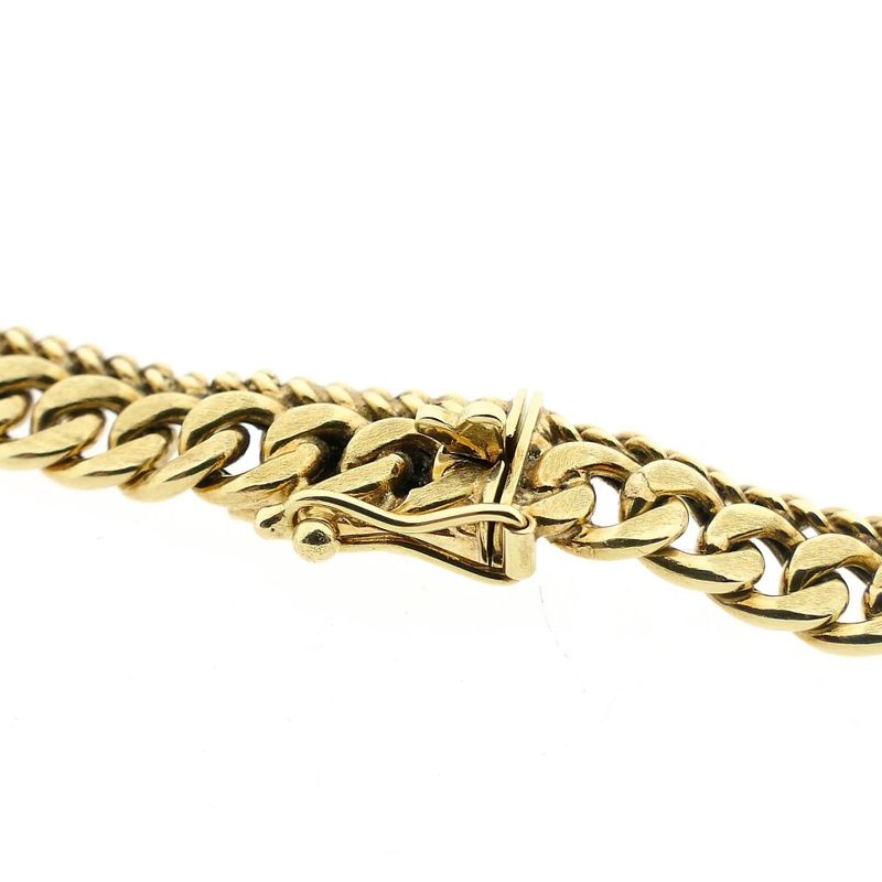 Afbeelding 6 van Gouden dubbele gourmetschakel ketting