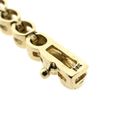 Image 5 of Gold tennis bracelet with diamonds; 5.60 ct.