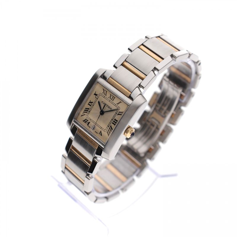 Image 3 of Cartier Tank Française 2302 W51005Q4; Automatic Watch